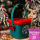 圣诞方形绿桶-蝴蝶结款(1个装)