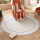 甘石多尼尔棉布底地毯-圆形