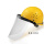 ABS安全帽+电焊防强光灰色2.0MM