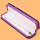 紫色八角绒布项链盒白底色 00432