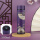 紫扇屏云紫色-温度显示保温杯