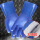 蓝色磨砂手套：加绒款（3双）