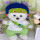 白熊+绿娃娃套装【加加白色浴袍