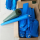 孔雀蓝 加厚型6-100cm