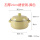 加厚搪瓷锅-黄色 20cm