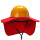 红色遮阳帽20cm+黄色安全帽