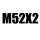 米白色 M52X2