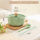 蜡光豆绿-三件套同色筷子+勺子