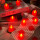 圆形电子蜡烛红色(24个)送花瓣