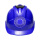 风扇帽-(太阳能+充电)-蓝色