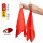 红绸快板-喜庆红(4片)+绒布袋 4片