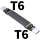 T6A-T6B 平直C公-平直C公 带芯片