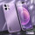 iPhone 12 Mini【浅紫色】金属拉丝壳