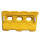 三孔水马护栏130*70cm 5KG 黄色