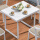 白色90x70方桌(含茶海)