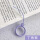 硅胶圈-宝石-04丁香紫