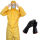 黄色（增强型化学防护服）+耐酸碱手套