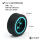65mm蓝色橡胶轮胎