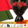 22大红玫瑰花带包装纸