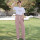 GMG61302-郁金香T_粉色裤两件套