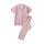 粉红点(短袖+长裤)女