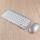 银色【蓝牙键盘】支架支撑ipad平板蓝牙键盘+鼠标