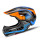 半盔全盔自由切换（升级款-黑橙蓝M）