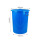 160L水桶蓝色带盖
