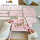 韩版粉色材料包丝巾+教程