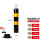 内锁活动立柱带顶环114*500*1.2黑色贴黄膜