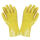 黄色浸塑手套5双