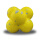 明黄色 分子球(10cm)