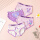 4条装 紫色小兔三角款(A类纯棉
