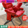 红色单椅+抱枕(三挡调节)