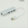 USB网口+hub3.0银色