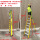 黄色玻璃钢带网扶手梯七级(平台高200cm)