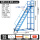 14踏步平台高3.5米（0.9米宽）蓝色 送安装工