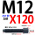 M12*120mm 45#钢加硬