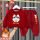 【加绒】红色卫衣E4+红色裤K8