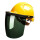 （灰色）面罩+三筋透气安全帽（黄色）