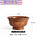 高脚木碗 直径12厘米  高6.3厘米
