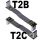 T2C-T2B 13P 无电阻