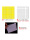 [磁吸]1厘米正方形黄100个方格底板袋装