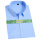 男士蓝色衬衫短袖LH012