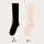 小腿袜-黑1杏1(共2双)