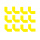 黄色切角L型（12个）