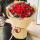爱的陪伴·19朵红玫瑰精致花束