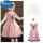 ST-915粉色单裙+白毛衣