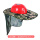 红色风扇帽+升级迷彩透气遮阳帽