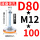 D80-M12*100